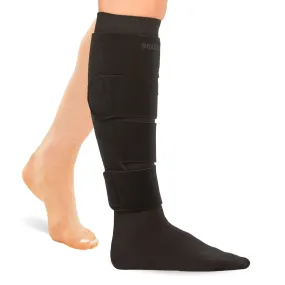 Lymphedema Leg Wrap | Compression Sleeve for Lower Extremity Swelling, Edema, Lymphatic Drainage (Pair of 20-30 mmHg Socks Included)