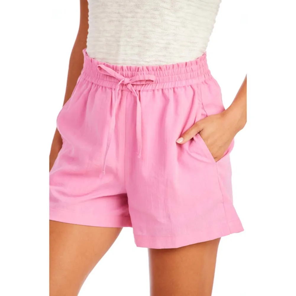 Lyra Shorts in Pink by Mud Pie