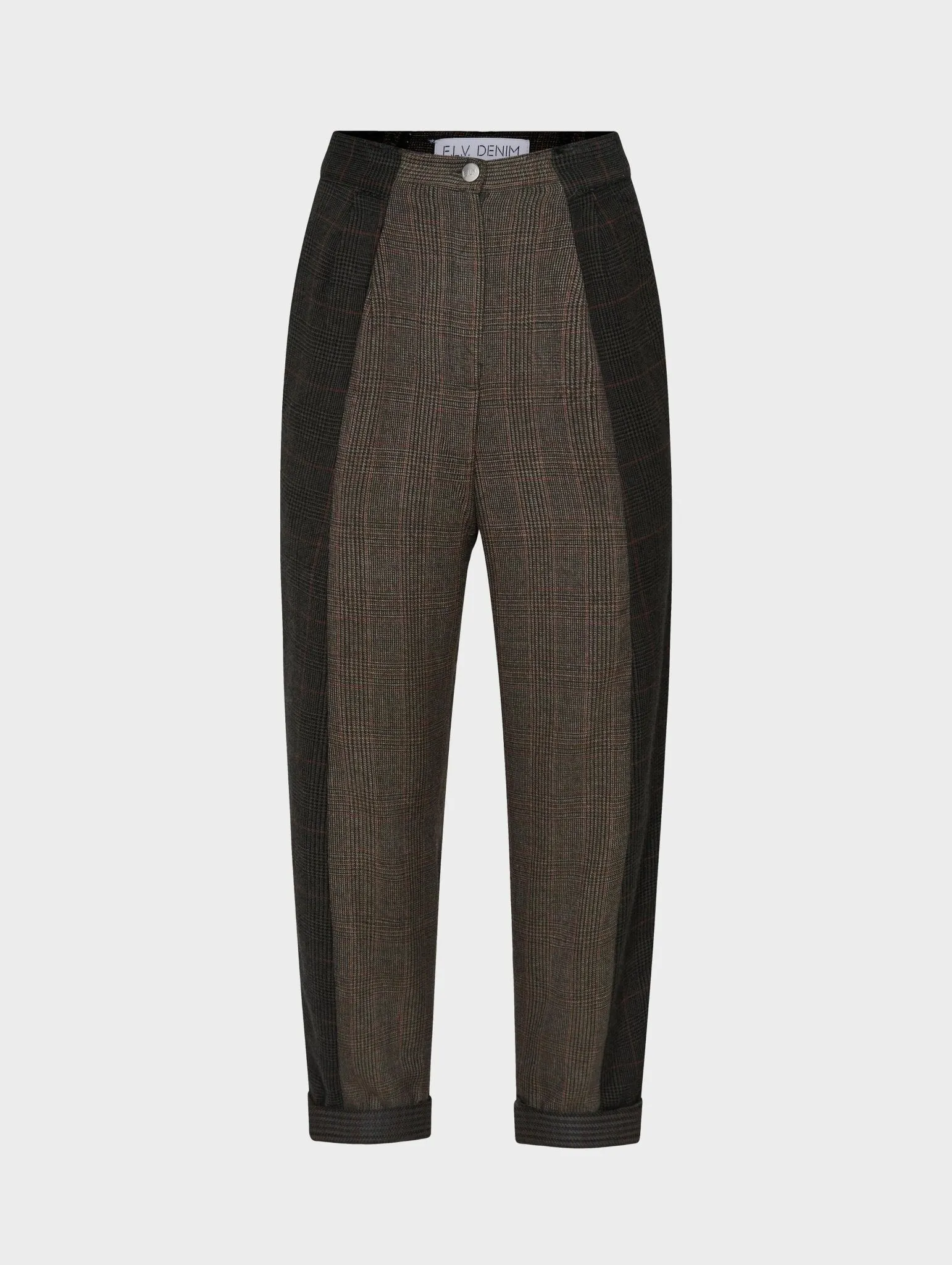 Maeve Trousers Wool Check Suiting