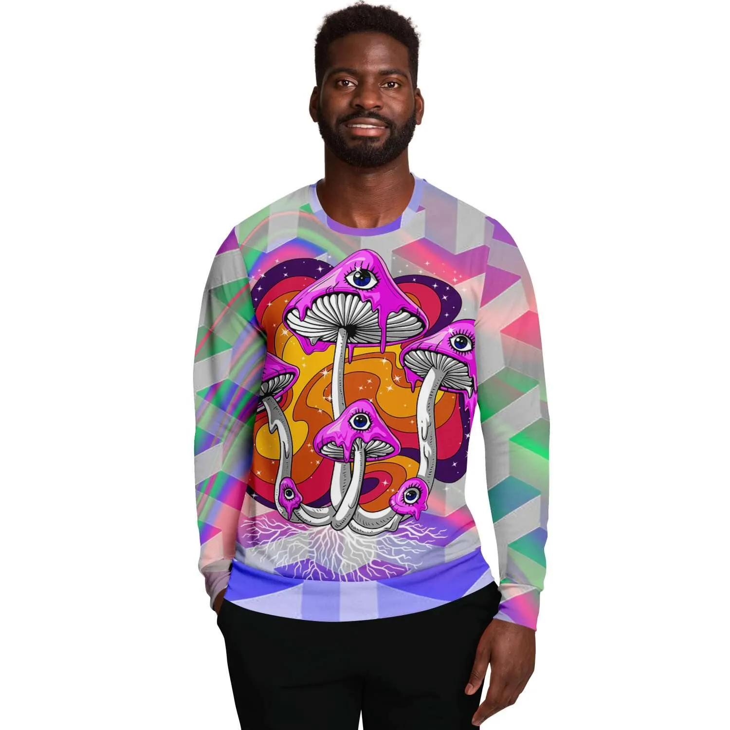 Magic Mushrooms Holographic Sweatshirt