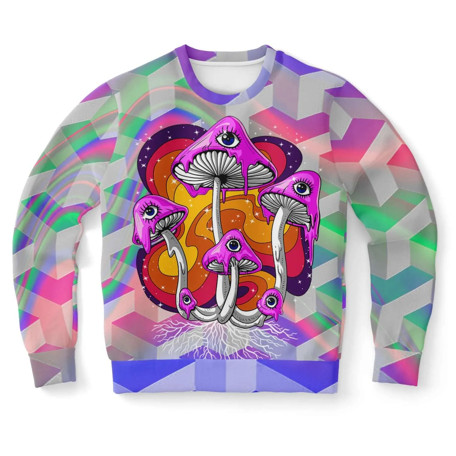 Magic Mushrooms Holographic Sweatshirt