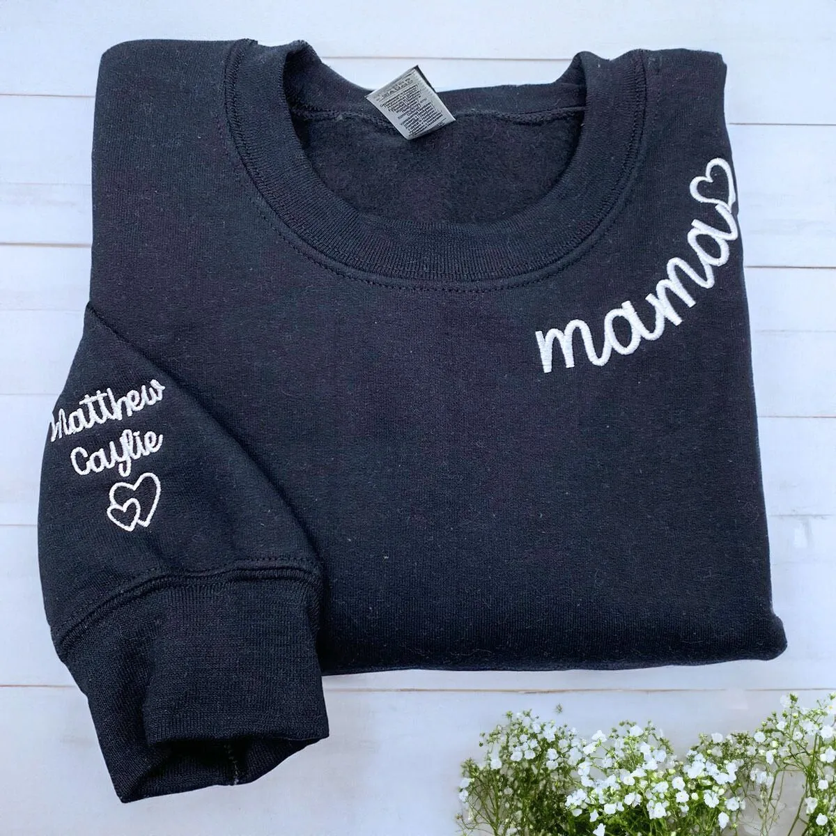 Mama Twin Pack: Embroidered Sweatshirt & Tote Bag