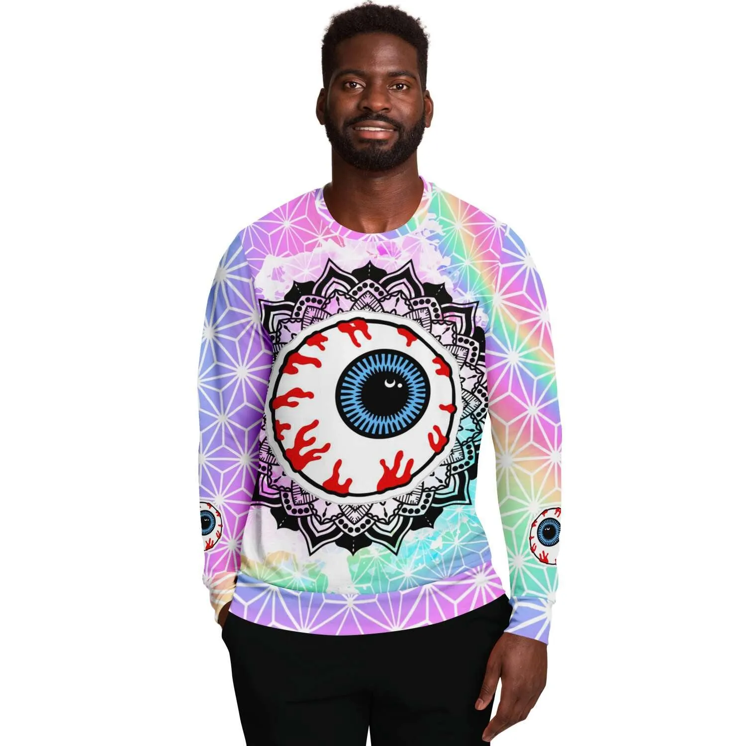 Mandala Eye Holographic Sweatshirt