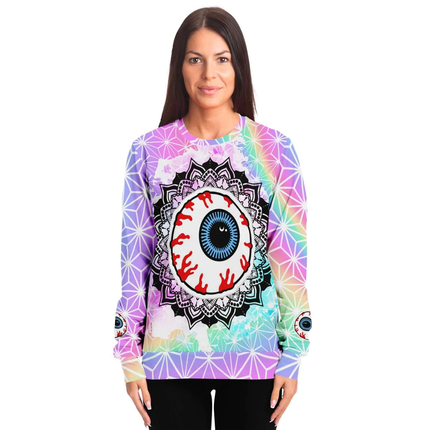 Mandala Eye Holographic Sweatshirt