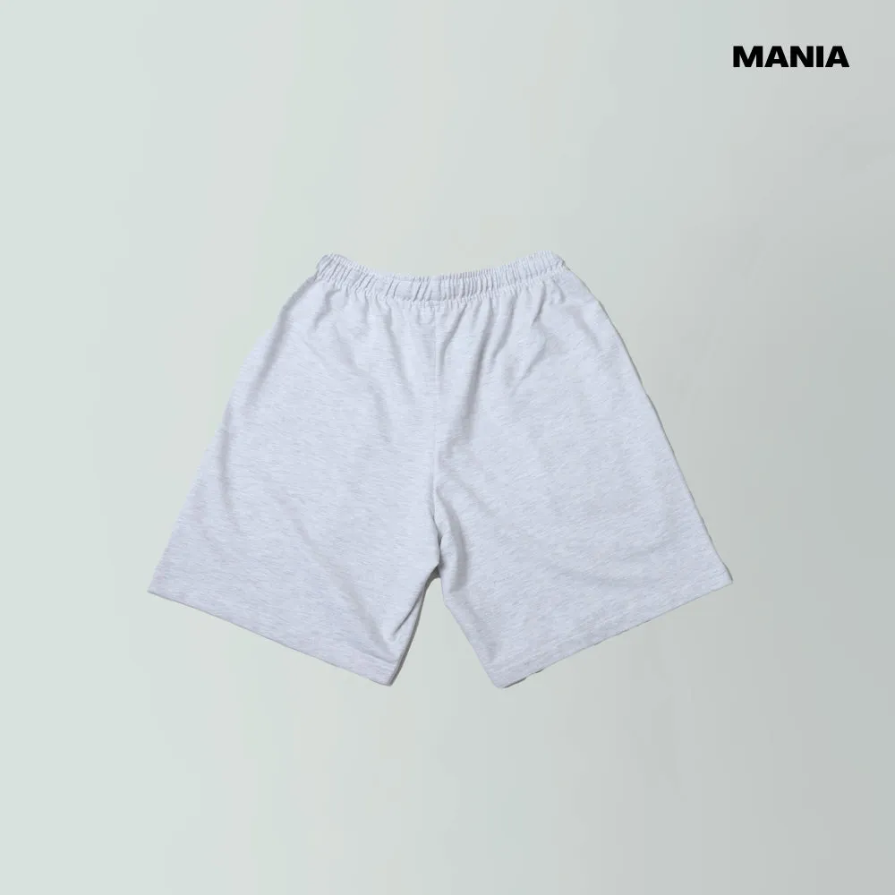 Mania Unisex Melange Grey 'Definition' Shorts