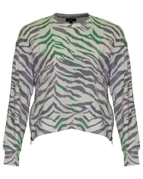 Marlo Tiger Print Sweatshirt