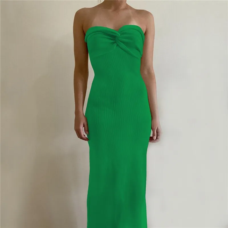 Matilda - Fine Knitted Strapless Dress