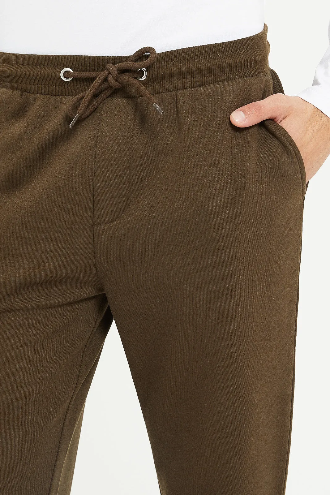 Men Brown Jog Pants