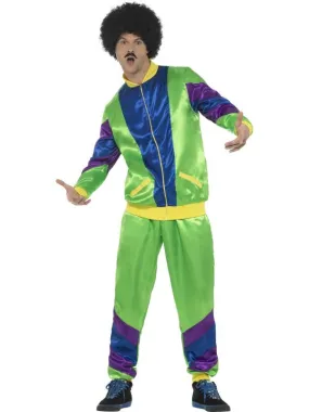 Mens Costume - Green Height of Fashion Shell Suit