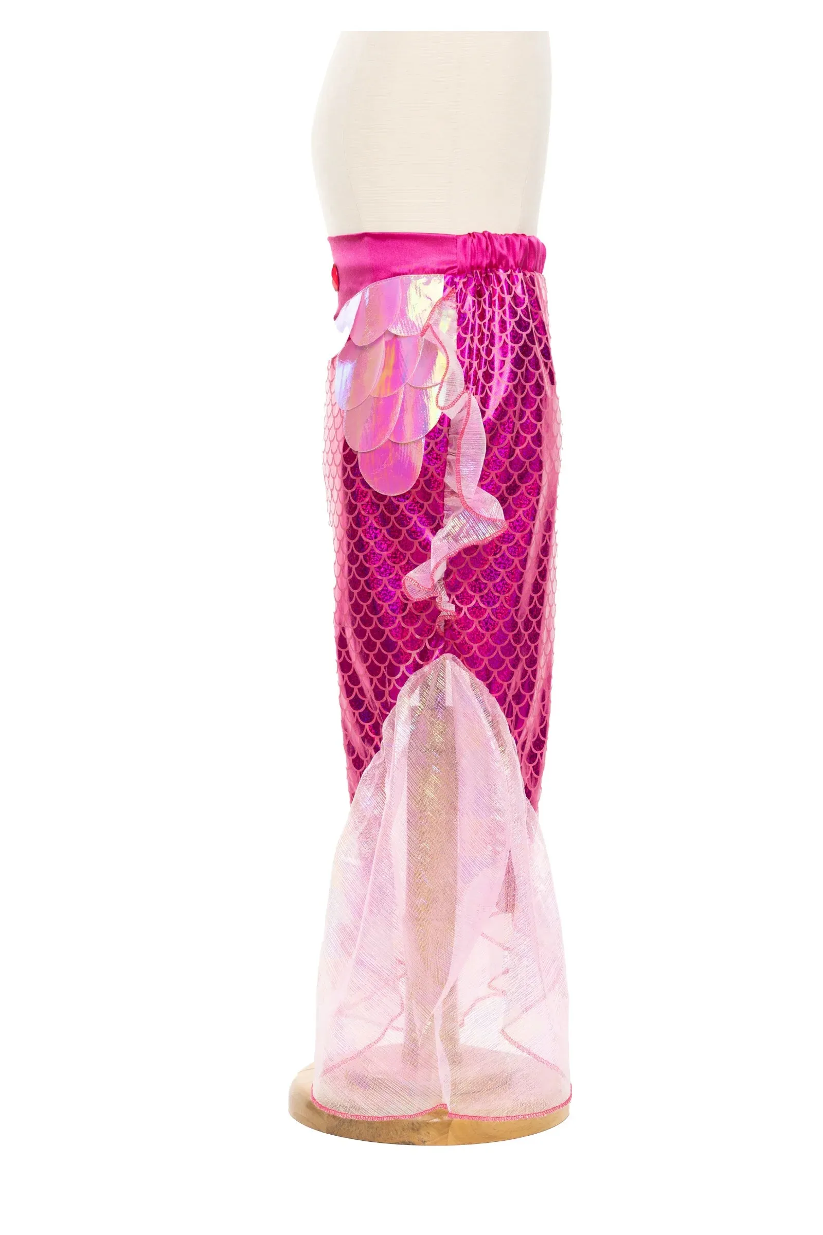 Mermaid Glimmer Skirt w/Tiara, Pink, Size 5-6