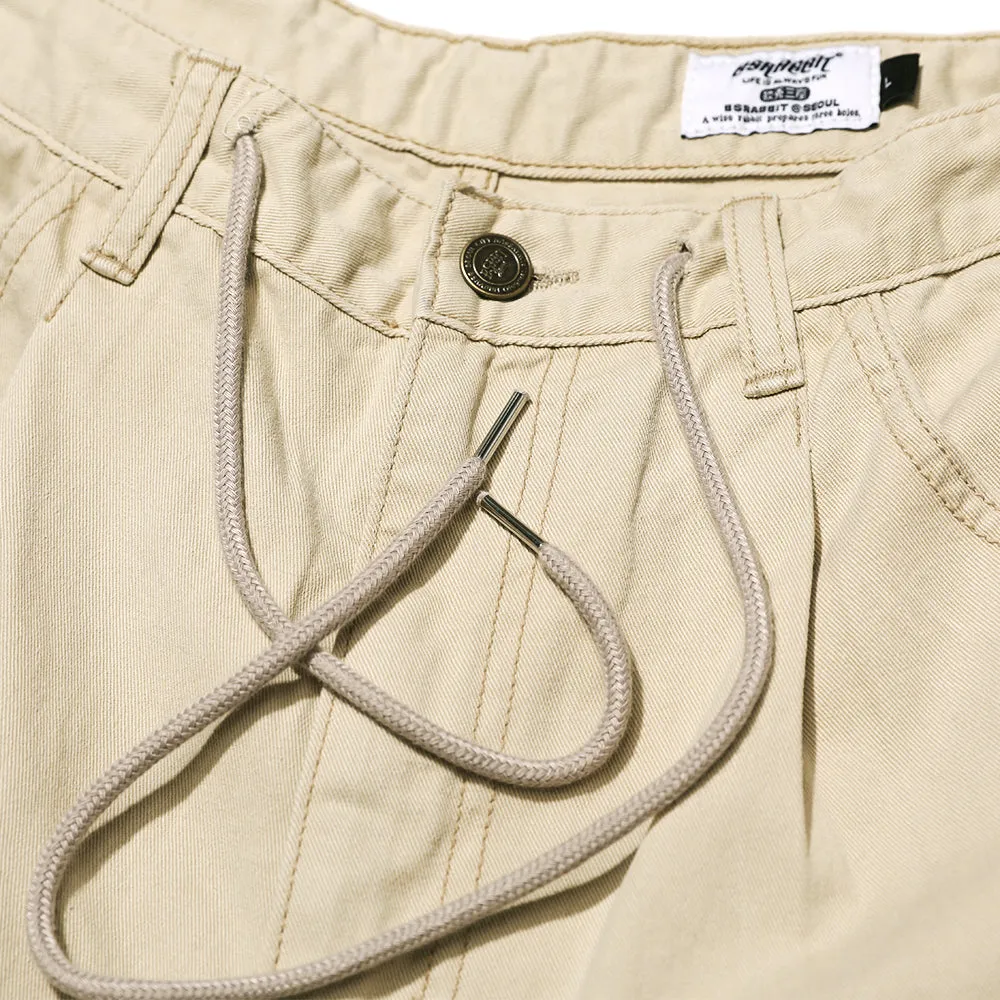 MID90 BAGGY COTTON PANTS BEIGE