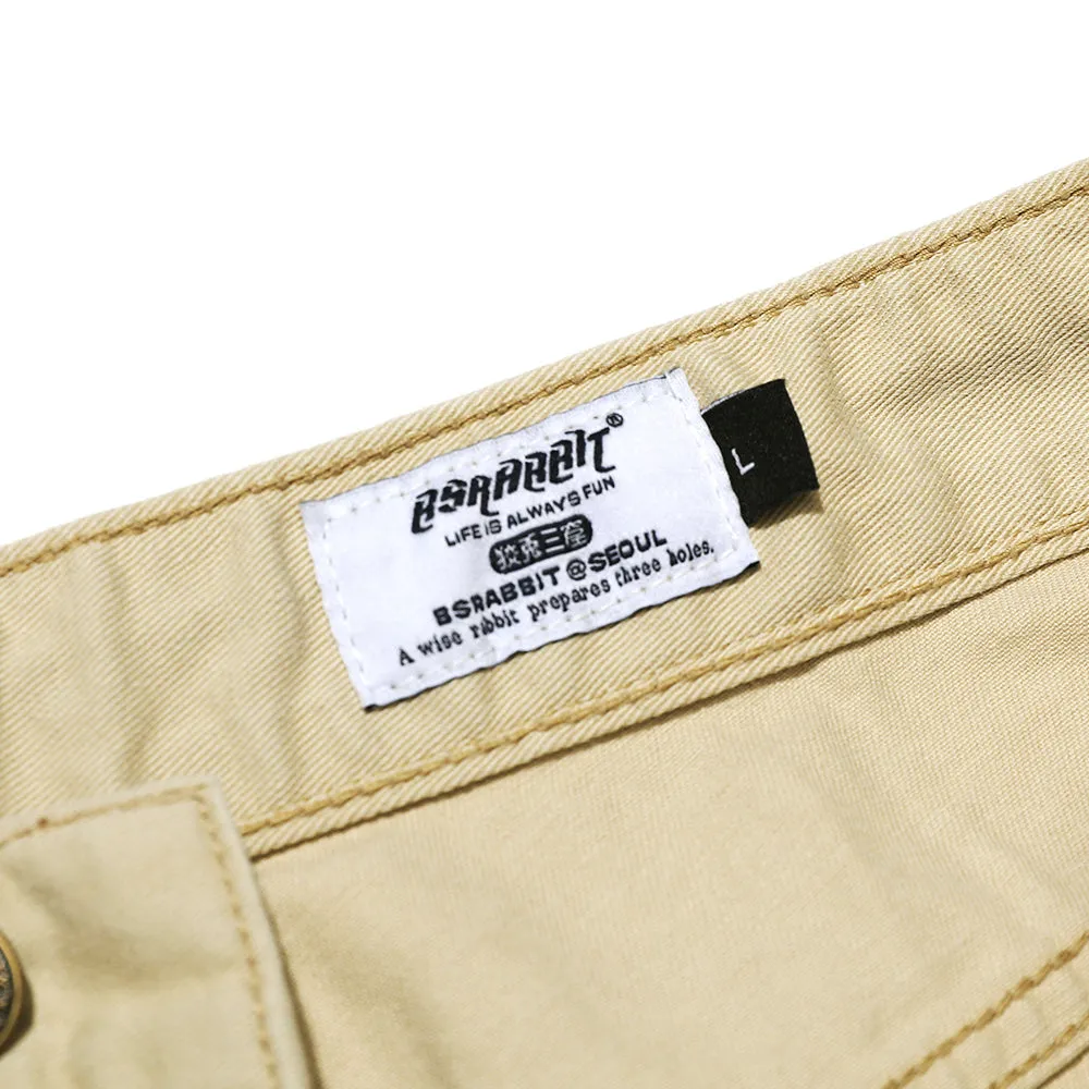 MID90 BAGGY COTTON PANTS BEIGE