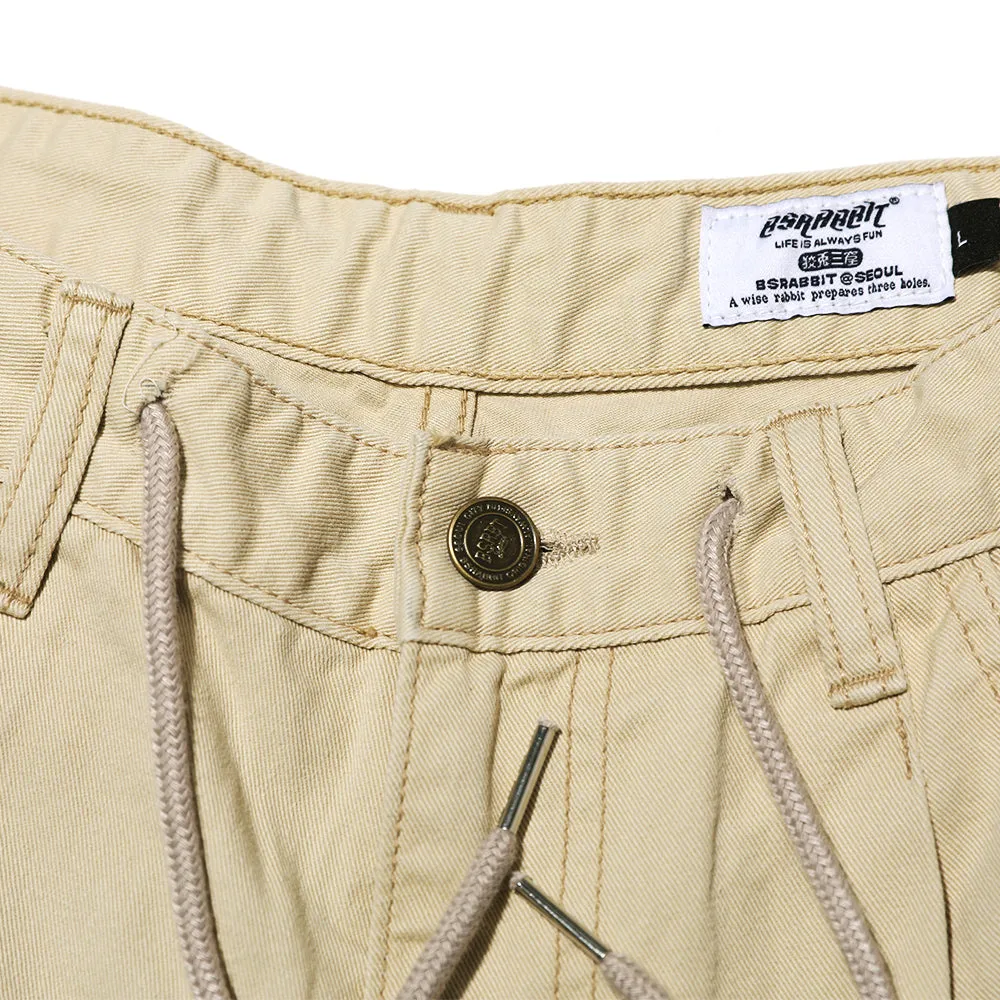 MID90 BAGGY COTTON PANTS BEIGE