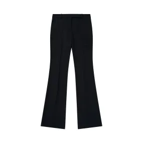 Narrow Bootcut Pants in Black