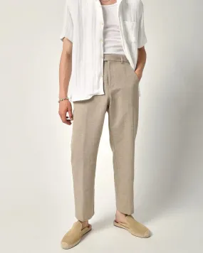 Natural Linen Cotton Trouser