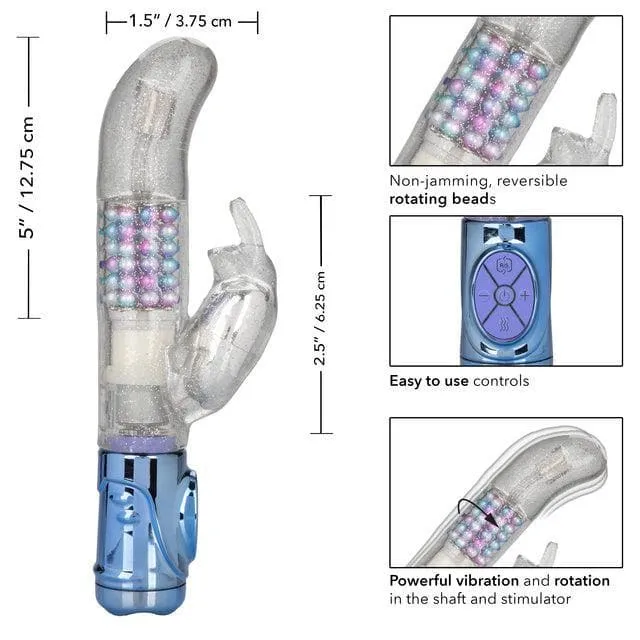 Naughty Bits Party in my Pants Jack Rabbit Rotating and Gyrating Vibrator with LED Lights