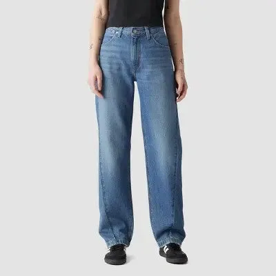 New - Levi's Women's Mid-Rise 94's Baggy Straight Leg Jeans