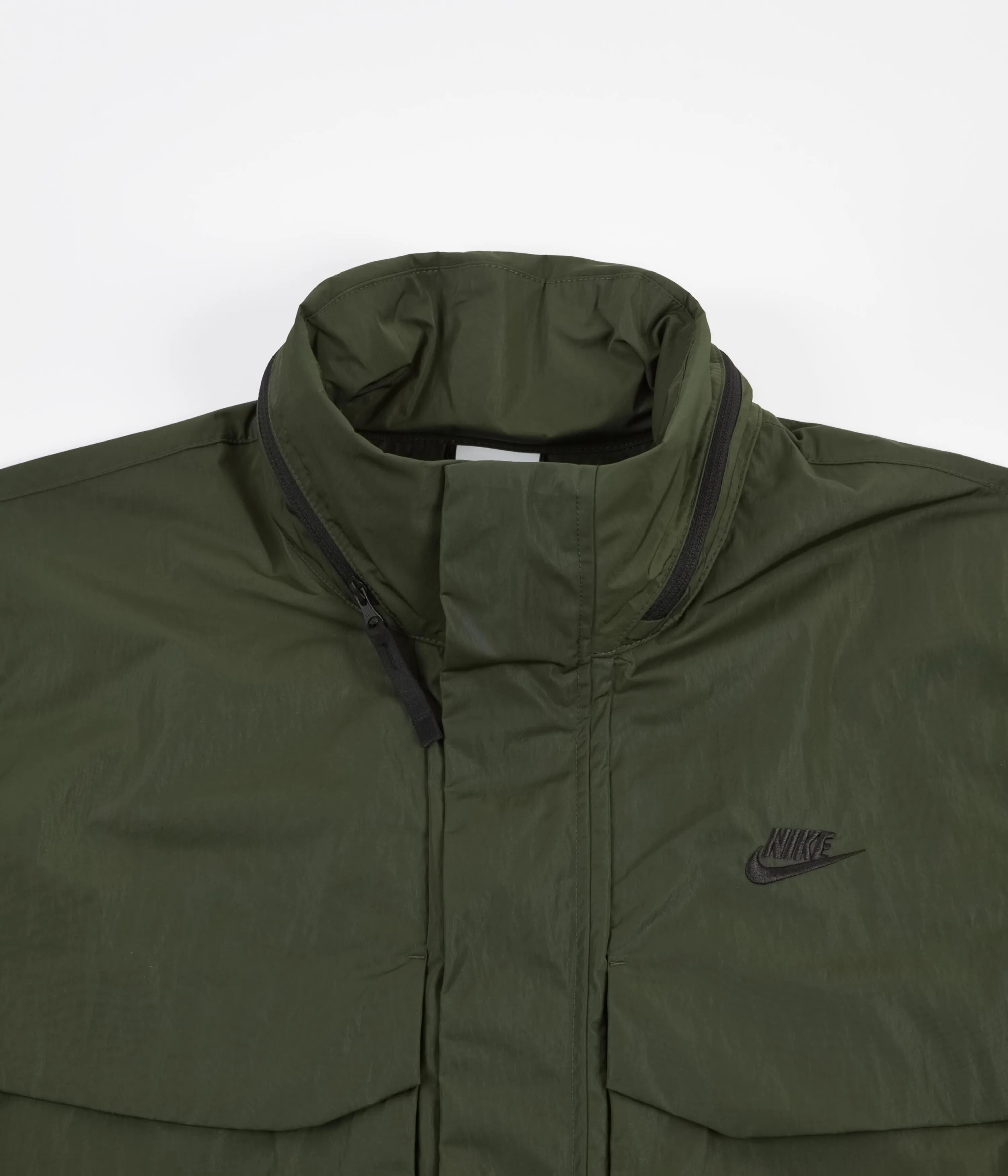 Nike Hooded M65 Jacket - Rough Green / Black / Black