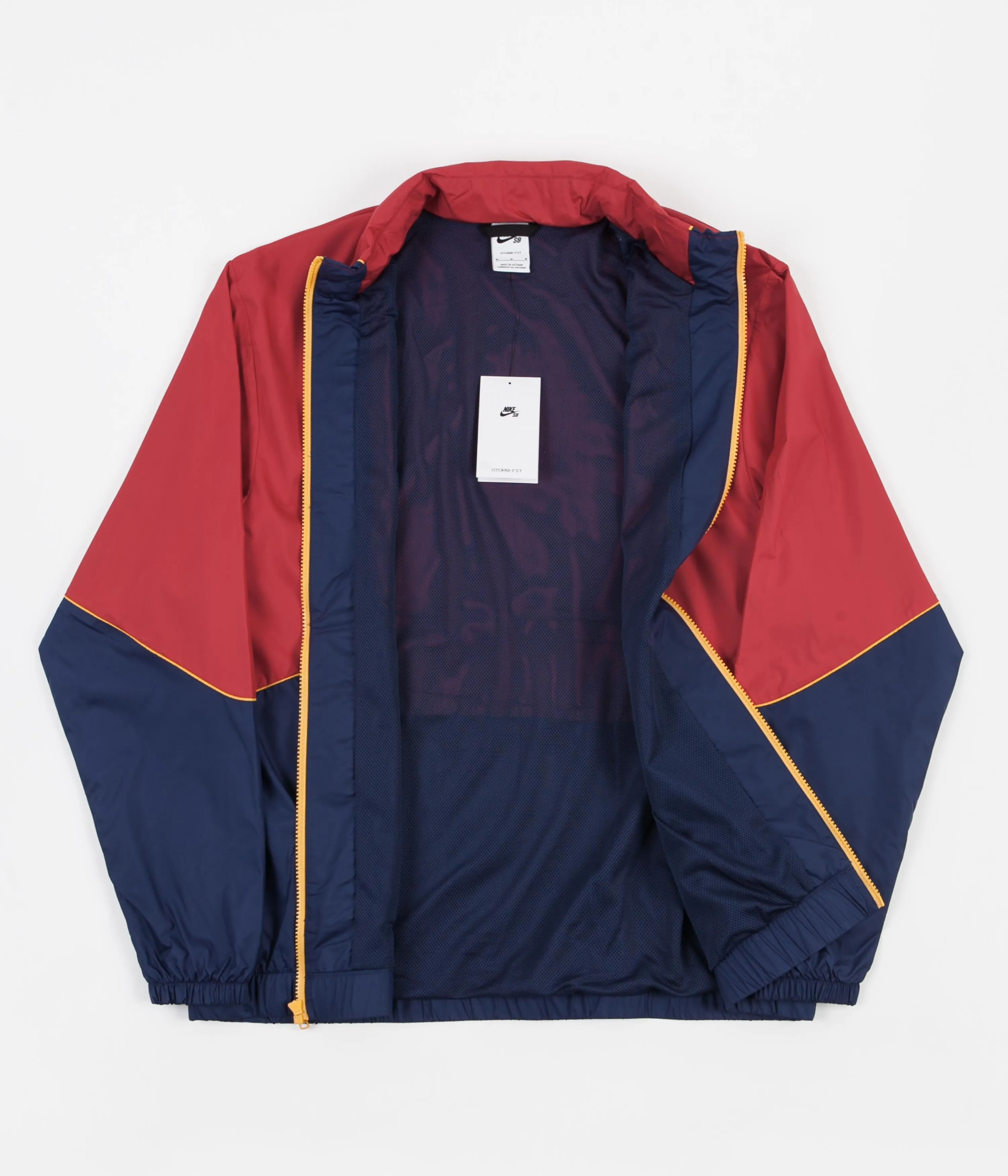 Nike SB Storm-FIT Track Jacket - Gym Red / Midnight Navy