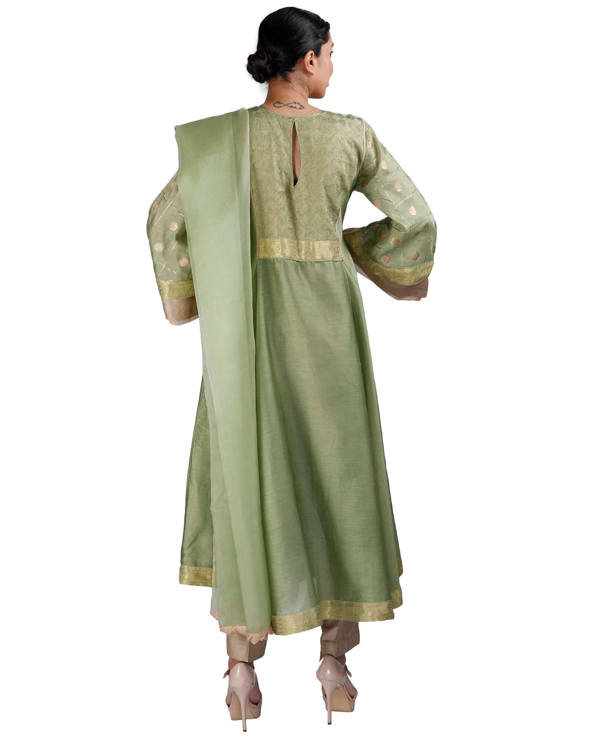 Olive Green Salwar