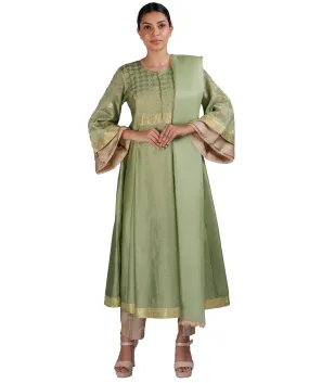 Olive Green Salwar