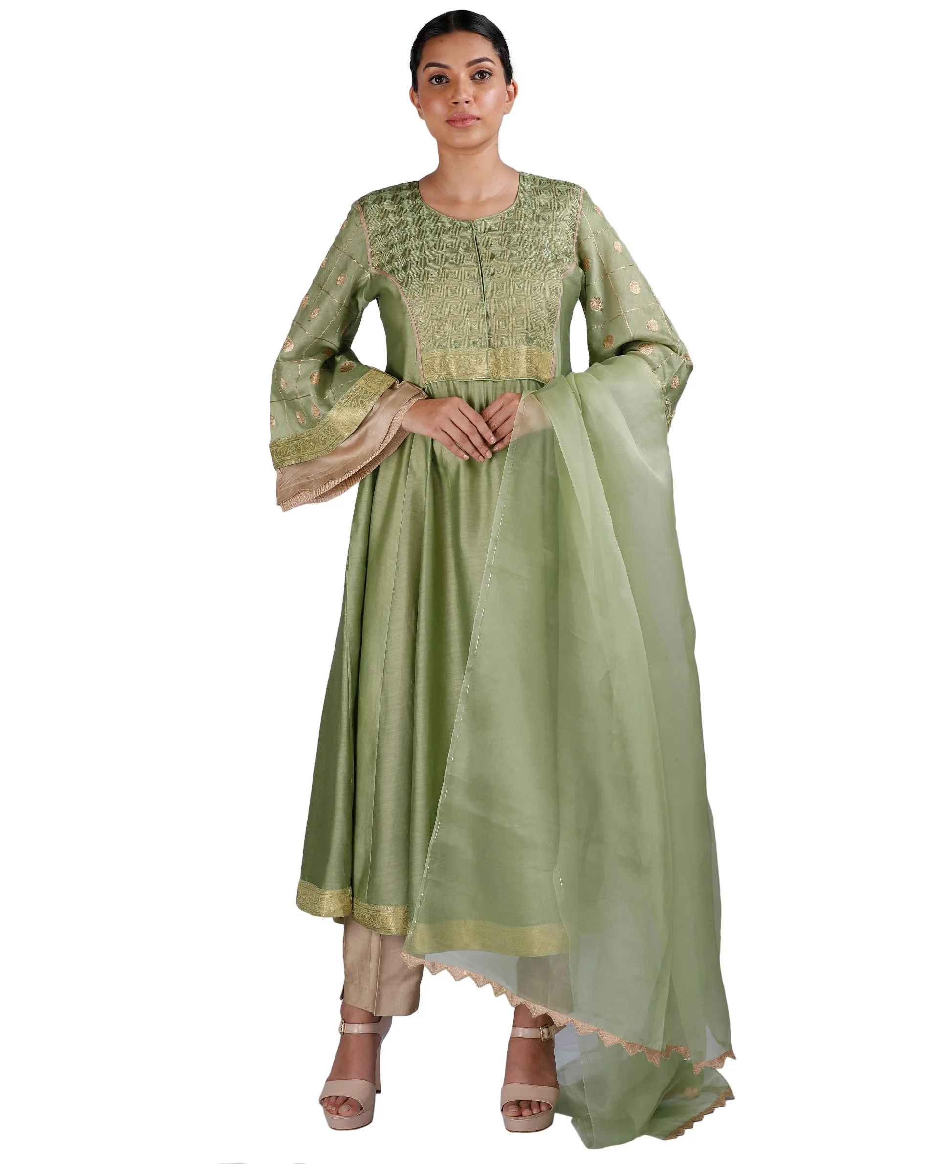 Olive Green Salwar