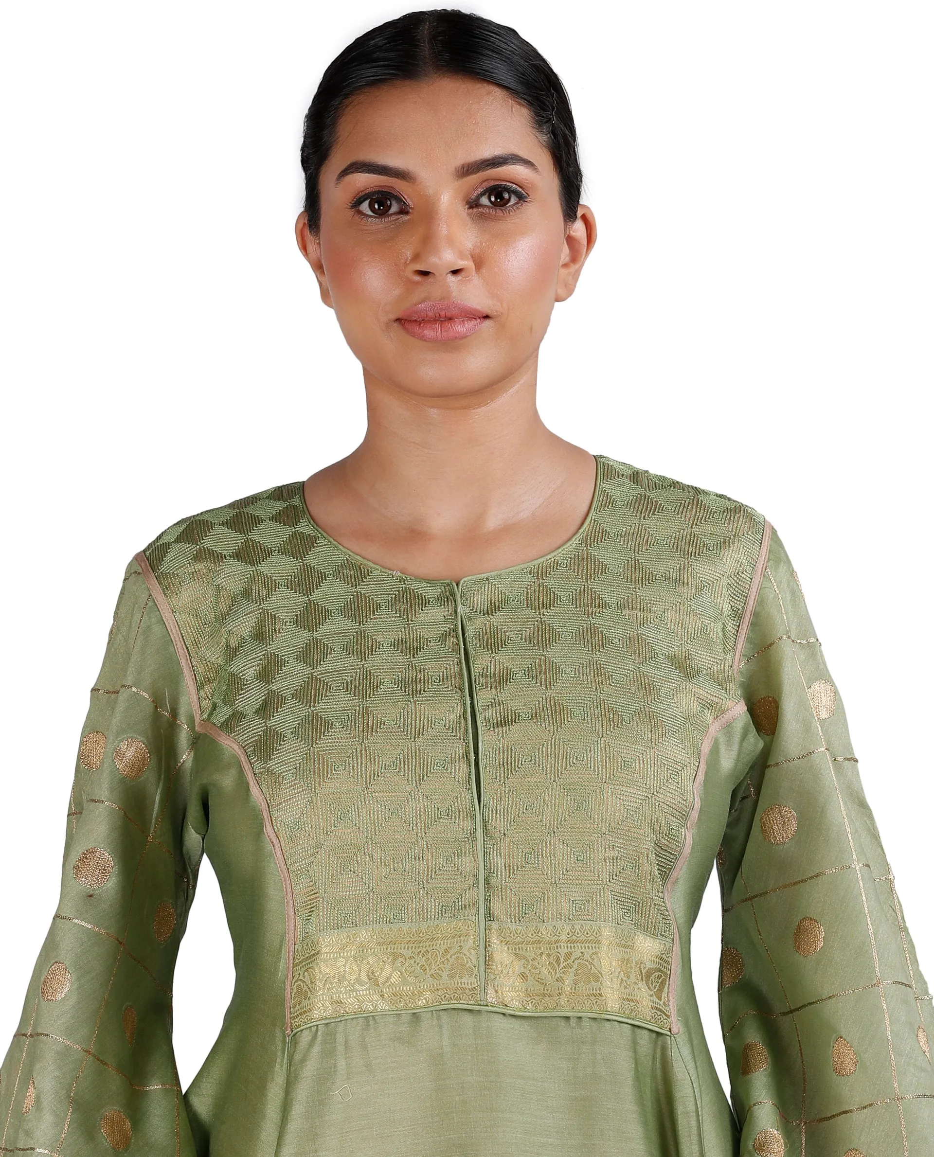 Olive Green Salwar