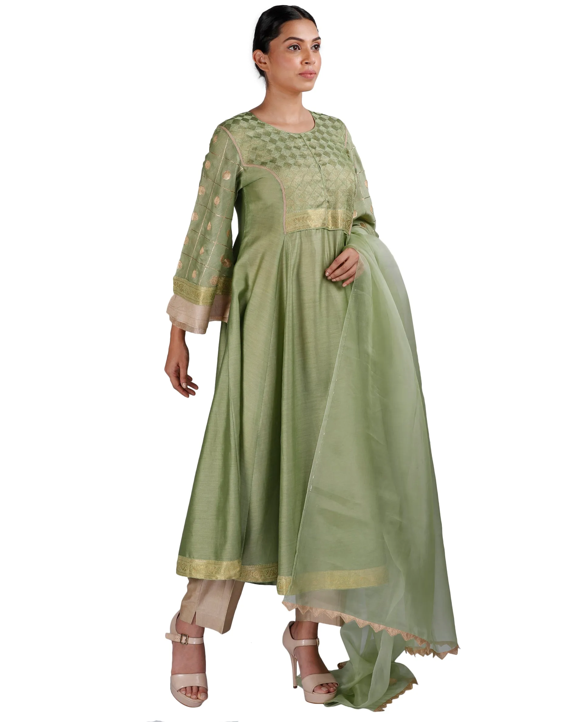 Olive Green Salwar