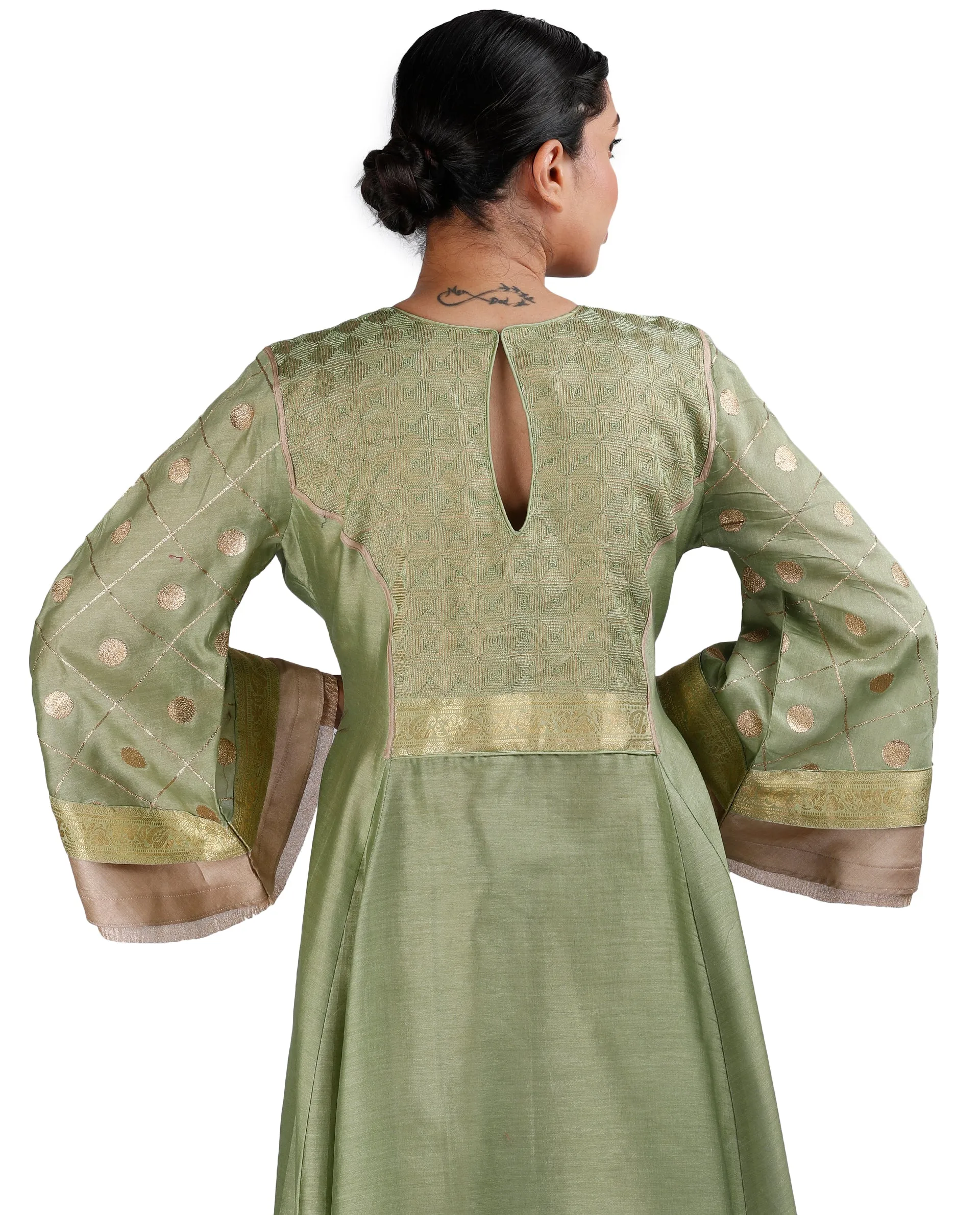 Olive Green Salwar