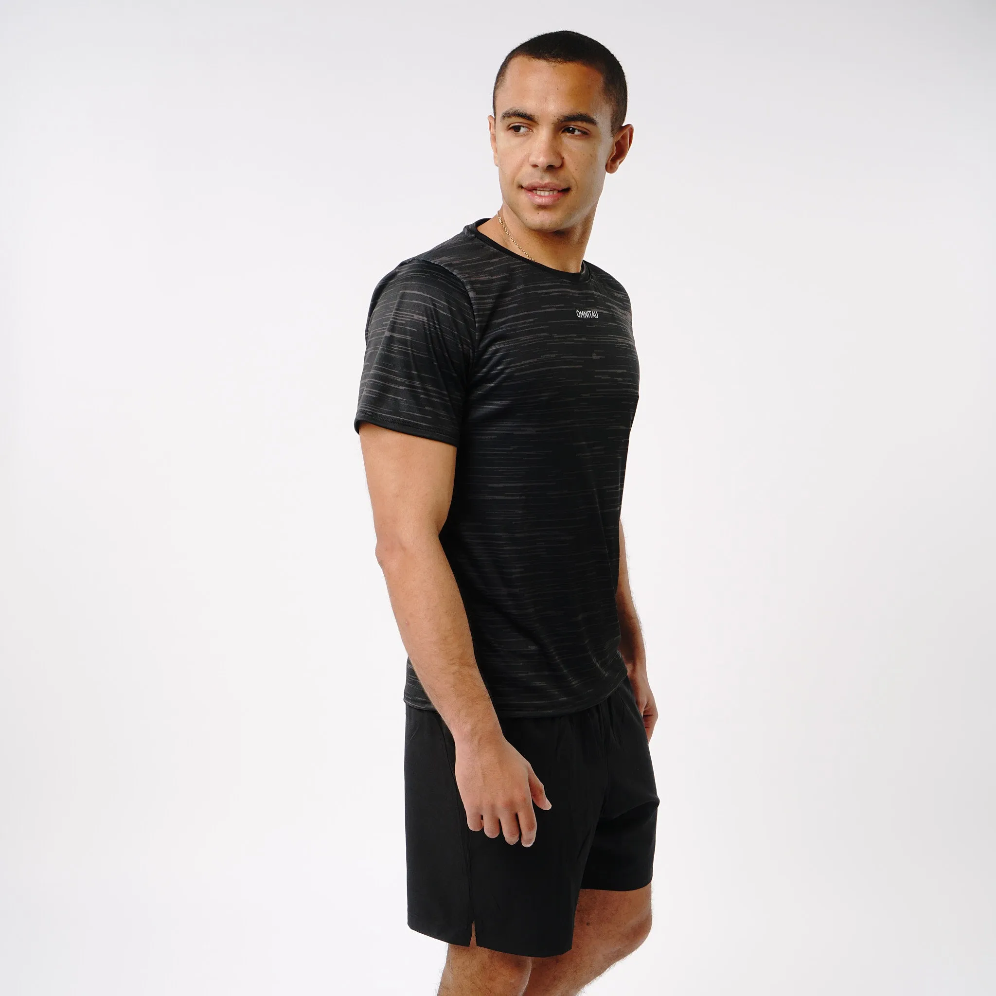 Omnitau Men's Breathable Phi Running Shorts - Black