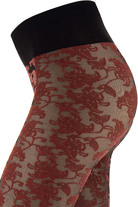 Oroblu Bicolor Flower Lace Sheer Tights