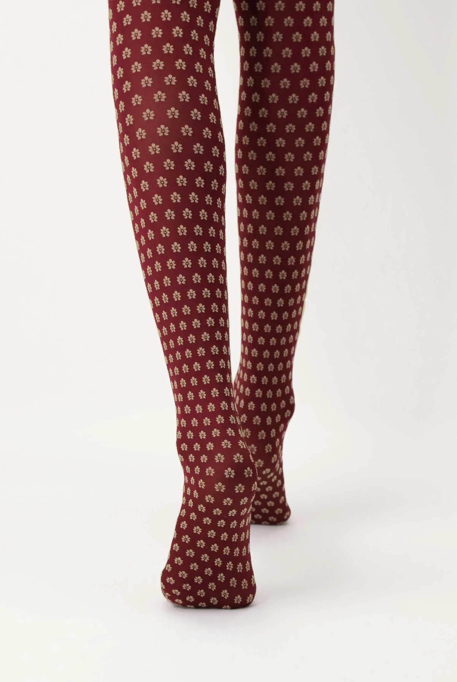 Oroblu Little Flowers Opaque Pattern Tights