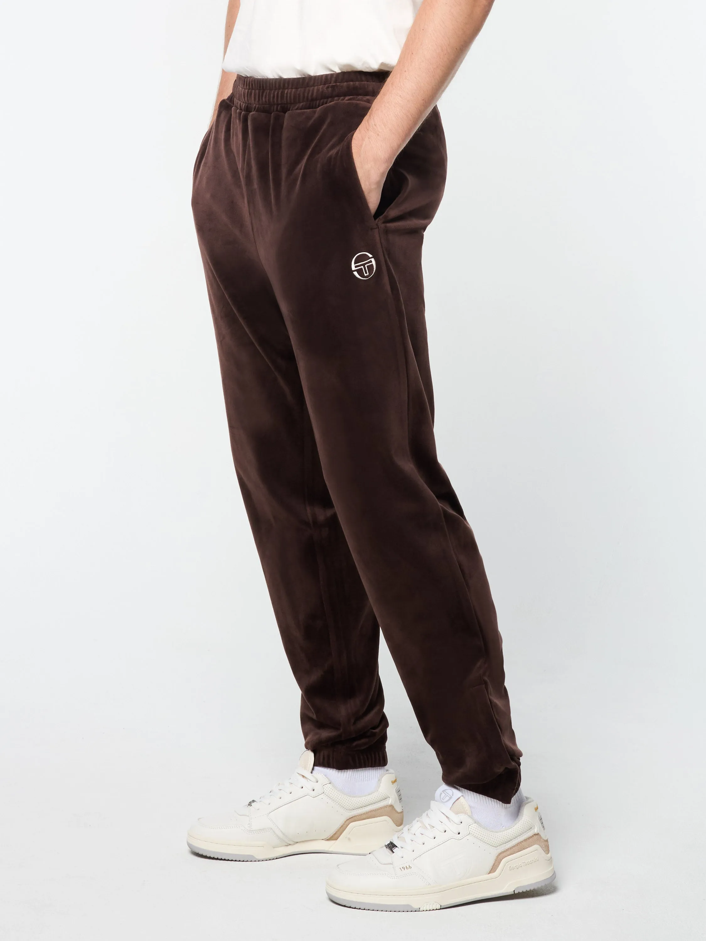 Ostuni Velour Track Pant- Java