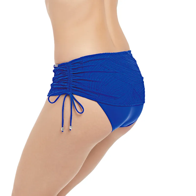 Ottawa Blue Skirted Bikini Brief - Fantasie Swim