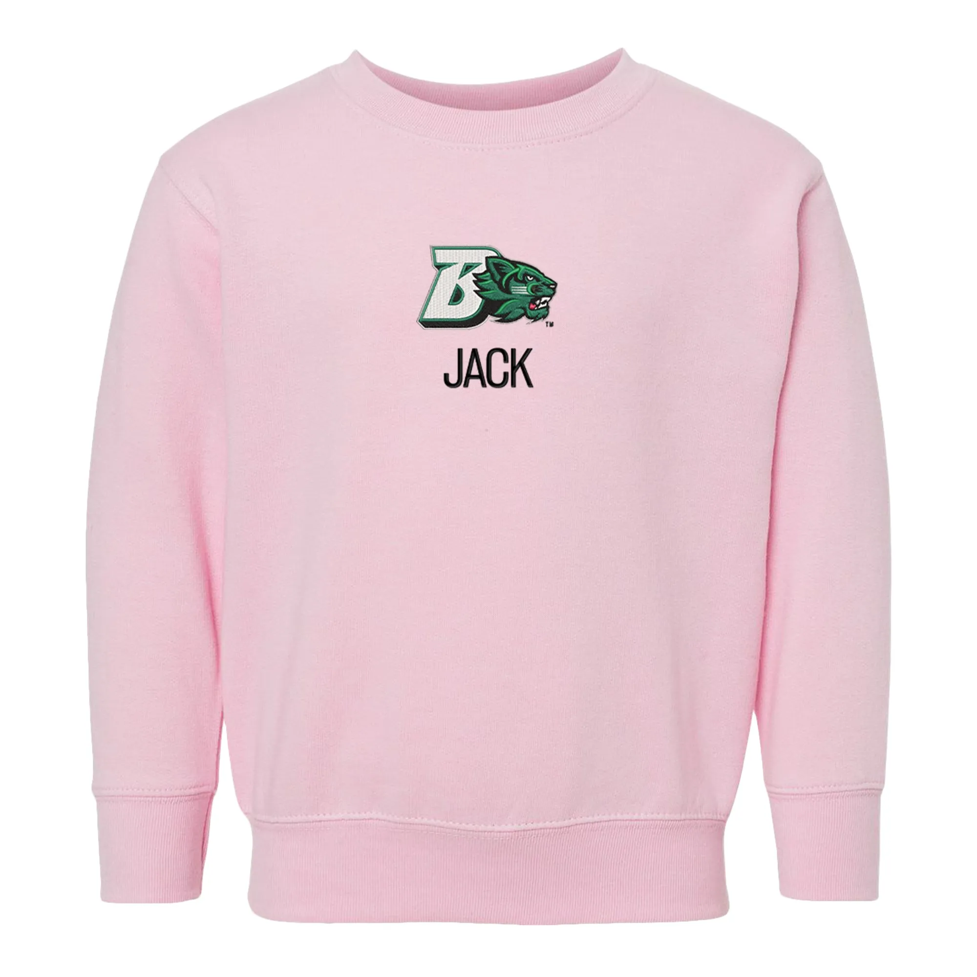 Personalized Binghamton Bearcats Toddler Crewneck Sweatshirt