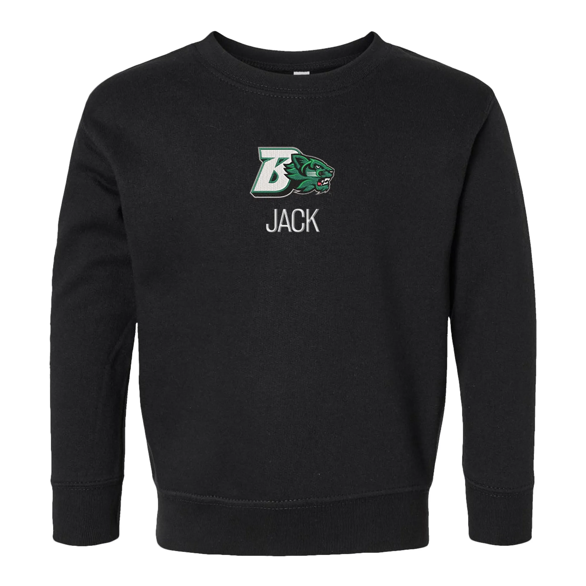 Personalized Binghamton Bearcats Toddler Crewneck Sweatshirt