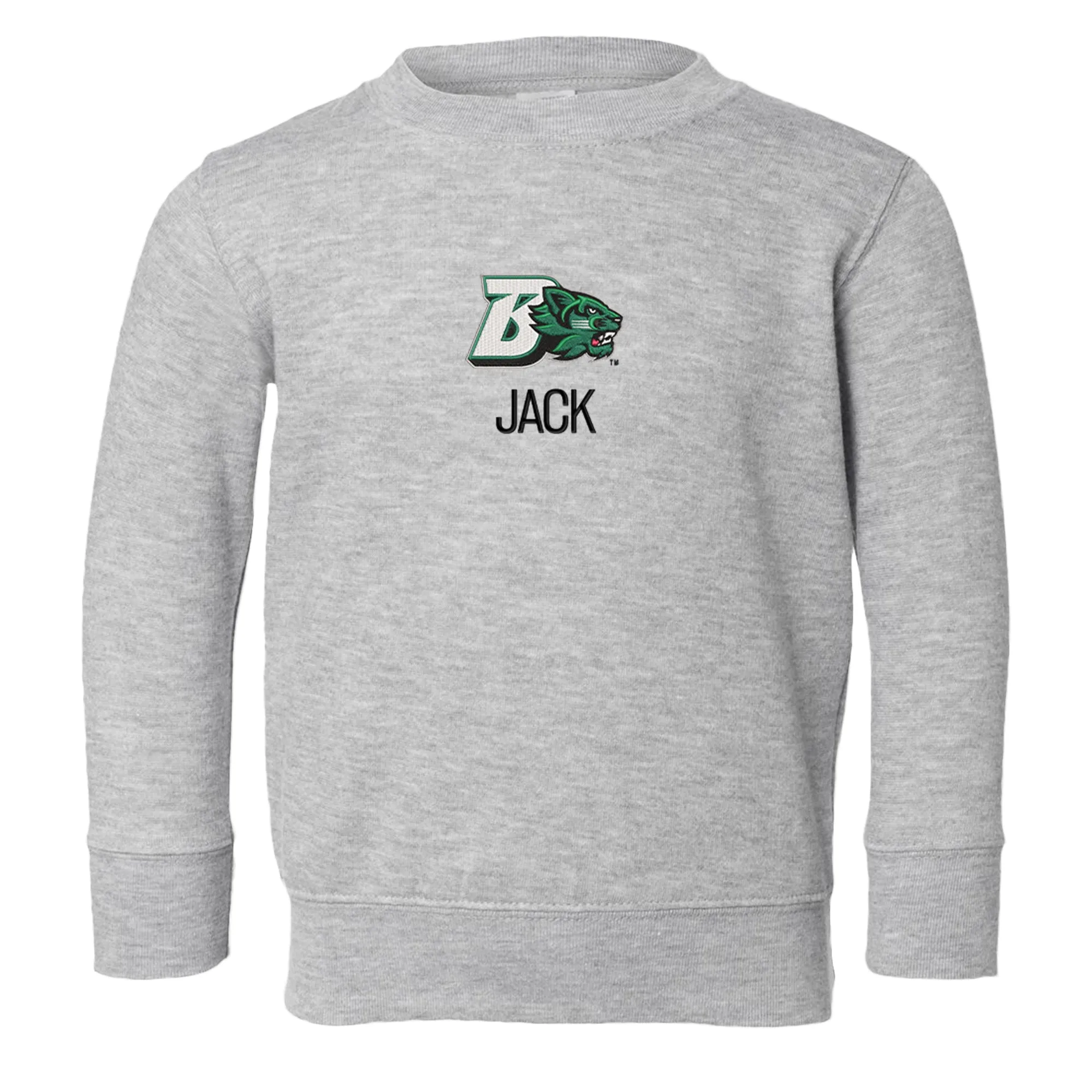 Personalized Binghamton Bearcats Toddler Crewneck Sweatshirt