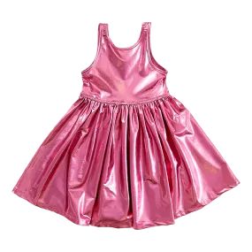 Pink Chicken Liza Lame Dress - Rose