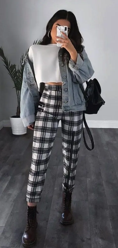 Plaid Pants