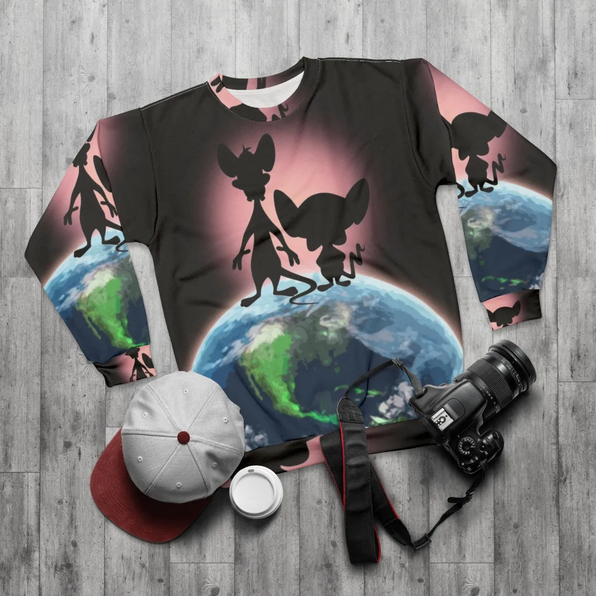 "Conquer the World" Pinky and the Brain Sweatshirt