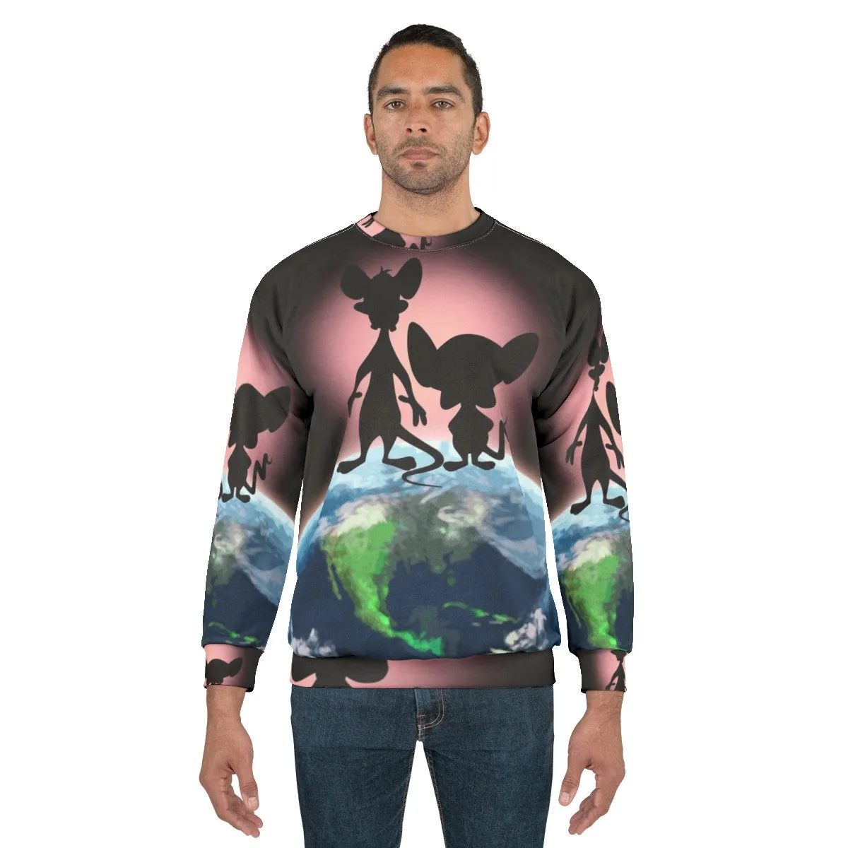 "Conquer the World" Pinky and the Brain Sweatshirt