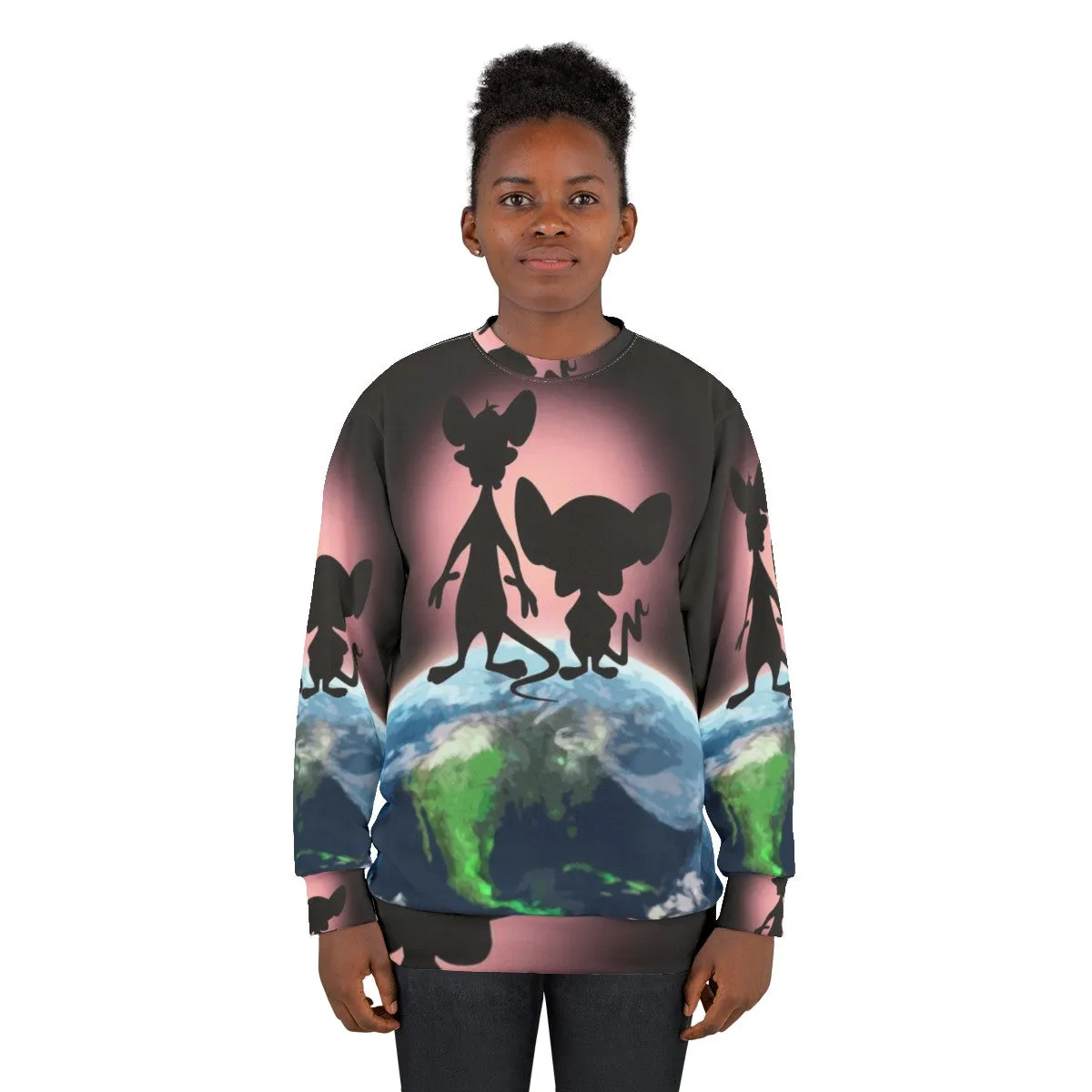 "Conquer the World" Pinky and the Brain Sweatshirt