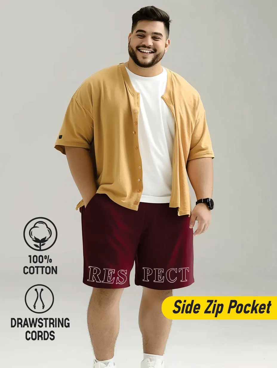 Respect Cotton Plus Size Shorts