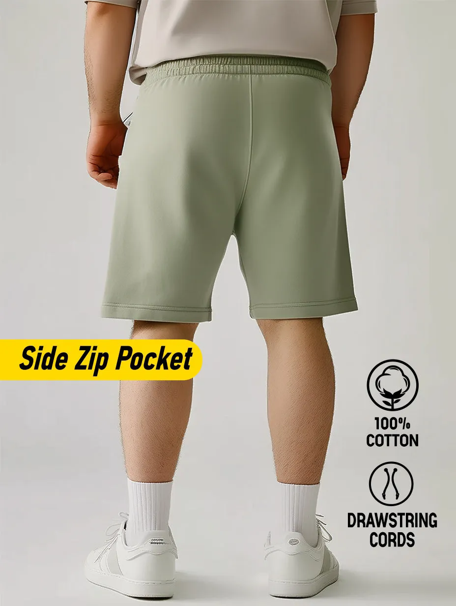 Respect Cotton Plus Size Shorts