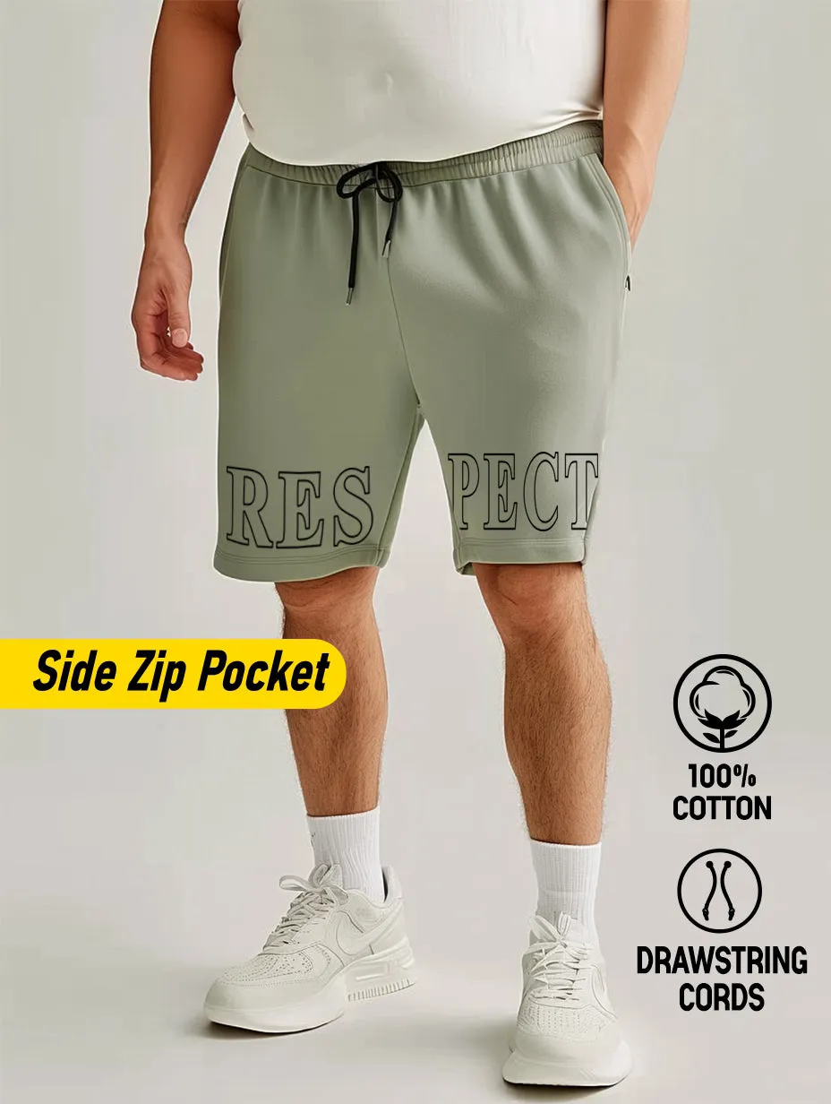 Respect Cotton Plus Size Shorts