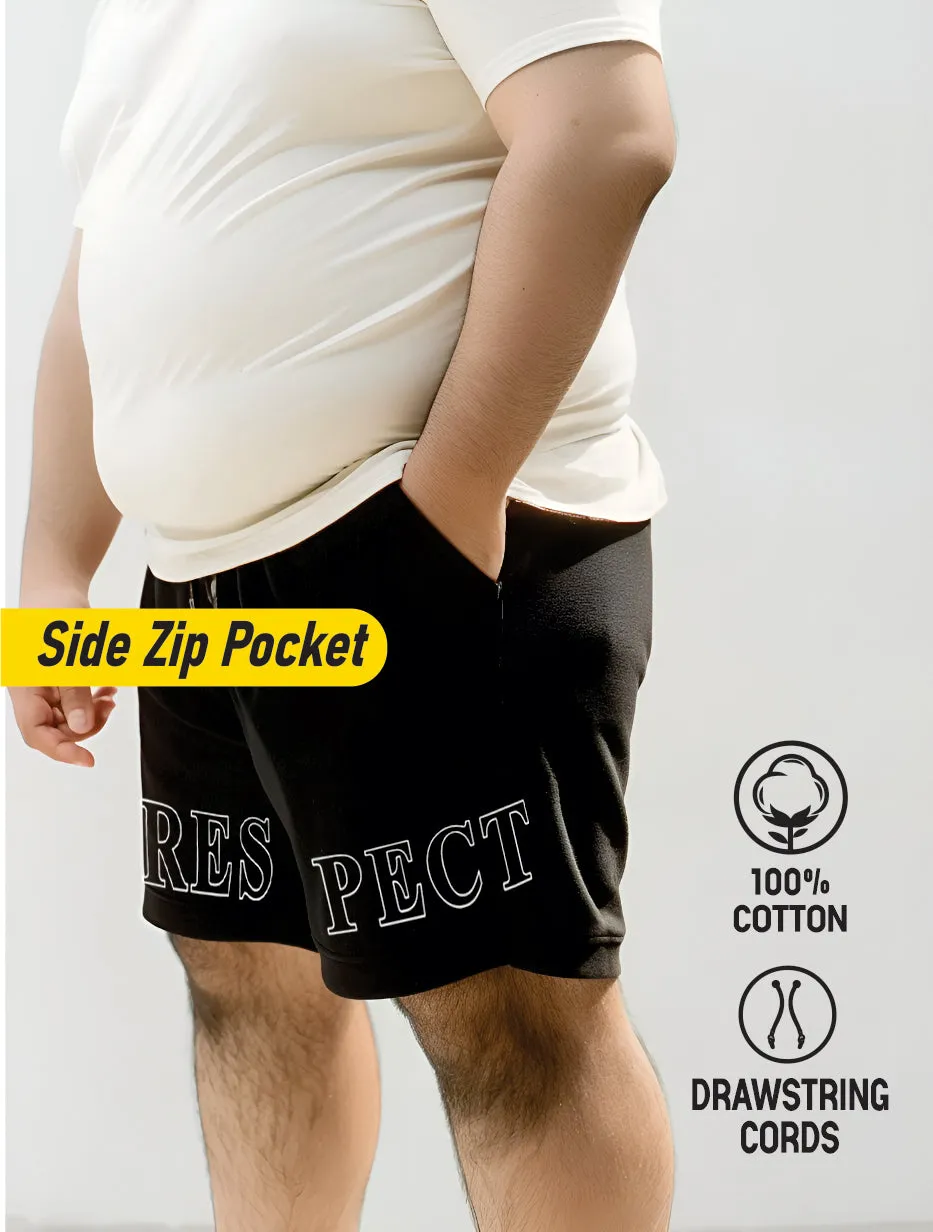 Respect Cotton Plus Size Shorts