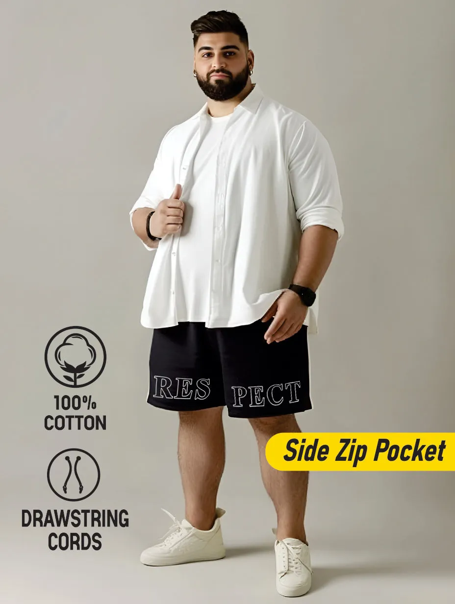 Respect Cotton Plus Size Shorts