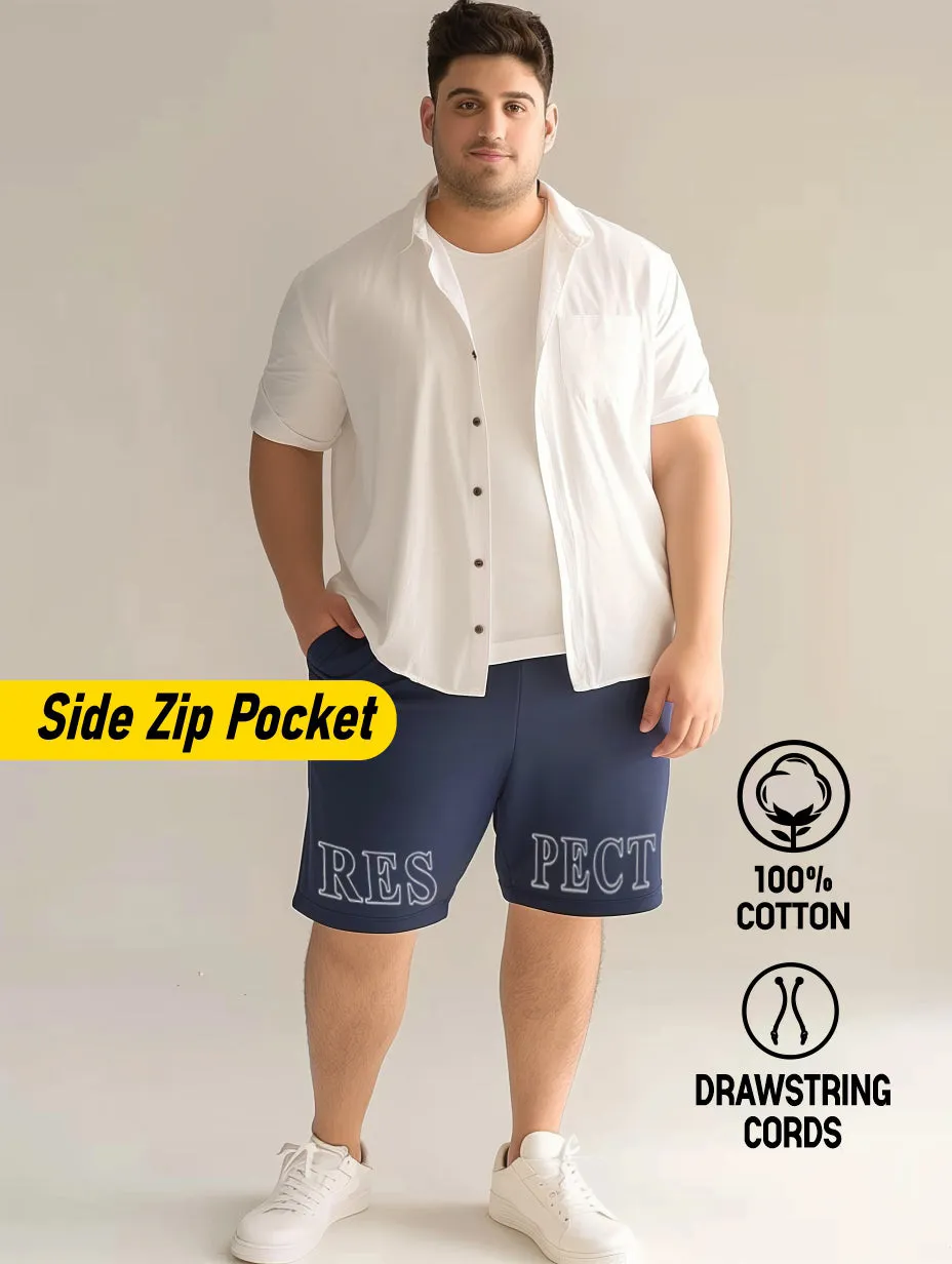 Respect Cotton Plus Size Shorts