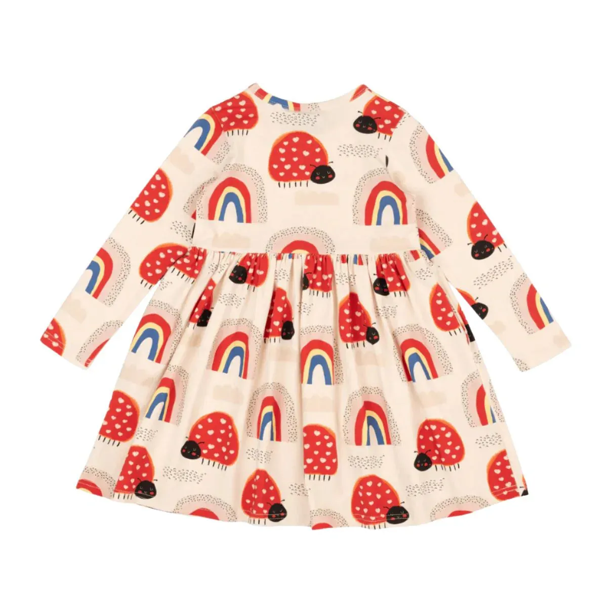 Rock Your Baby Love Bug Rainbow Dress