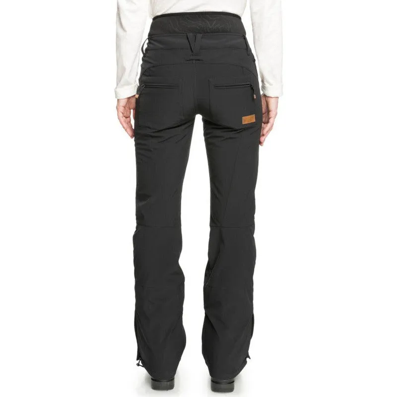 Roxy Rising High Pant - Black Large - Leather Tab